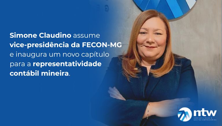 Simone Claudino assume vice-presidência da FECON-MG e inaugura um novo capítulo para a representatividade contábil mineira